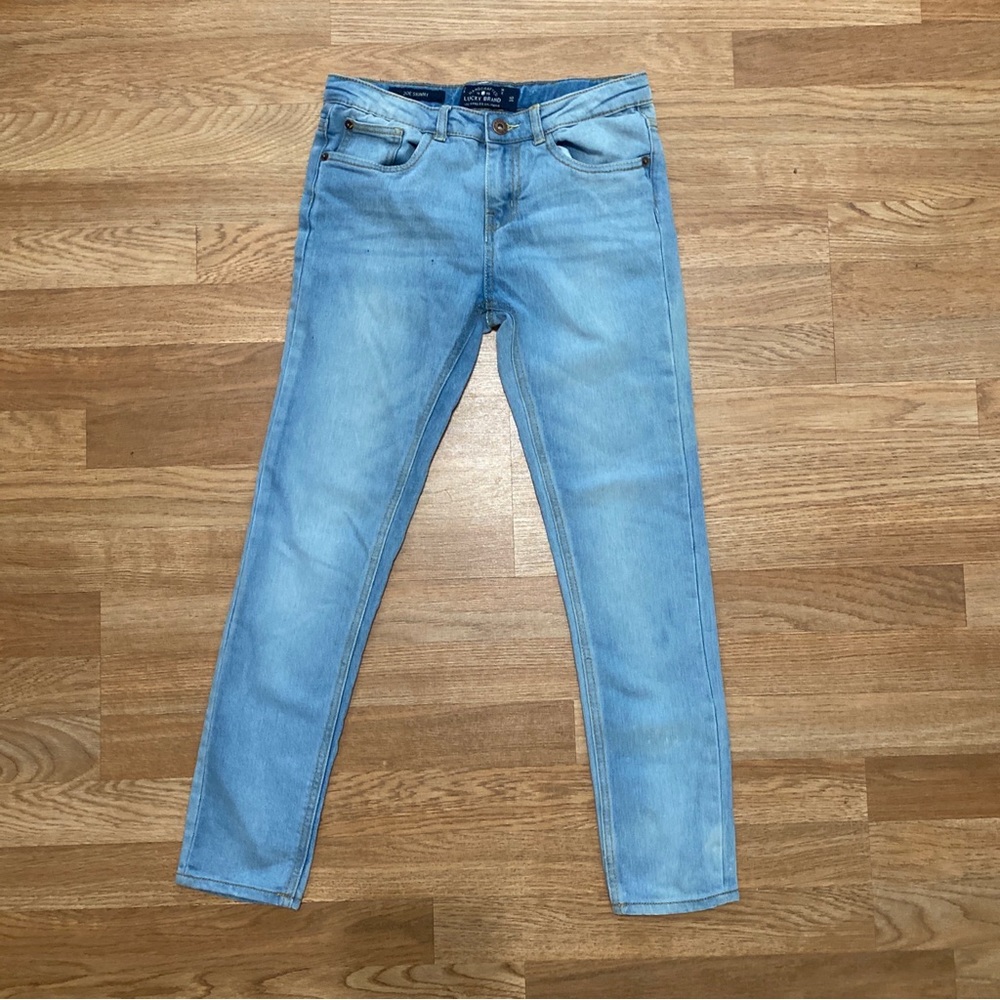 Lucky Brand Zoe Skinny/Adjustable Waist Stretch Denim Skinny Jeans.